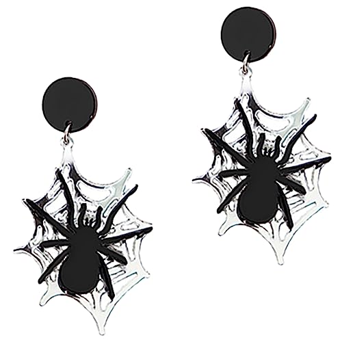 IMIKEYA Gothic Spinnen Ohrstecker Halloween Ohrschmuck Leicht Kleine Damen Ohrringe Modisch Sicher für Alltag Geburtstag von IMIKEYA