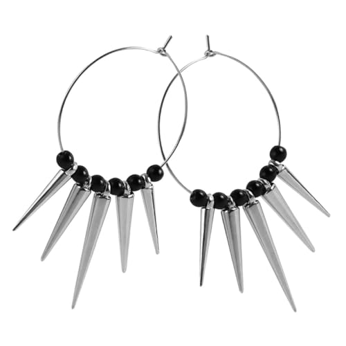 IMIKEYA Kreis Nietenohrringe Für Damen Minimalistische Statement-ohrringe Baumelnde Creolen Modeschmuck Ohrringe Für Frauen von IMIKEYA