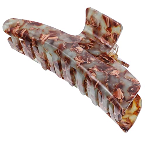 IMIKEYA Große Haarklammer für Dickes Haar Rutschfeste Kieferklammern für Damen für Hochsteckfrisuren und Lässige Styles Modisches Accessoire Rotbraun für Haartypen von IMIKEYA