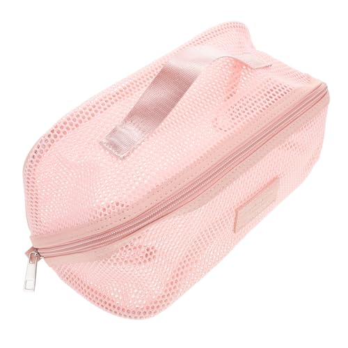 IMIKEYA Netz-Reise-kulturtasche Für Damen Mit Großem Fassungsvermögen Make-up-Organizer Zum Verpacken Von Beauty-Essentials Leicht Und Tragbar Mit Griff Für Reisen Und Unterwegs von IMIKEYA