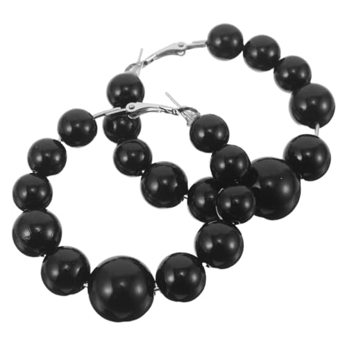 IMIKEYA Große Runde Dangle Ohrringe Perlen Schmuck für Alltag und Besondere Anlässe IMIKEYA Große Runde Dangle Ohrringe Perlen Schmuck für Alltag und Besondere Anlässe von IMIKEYA