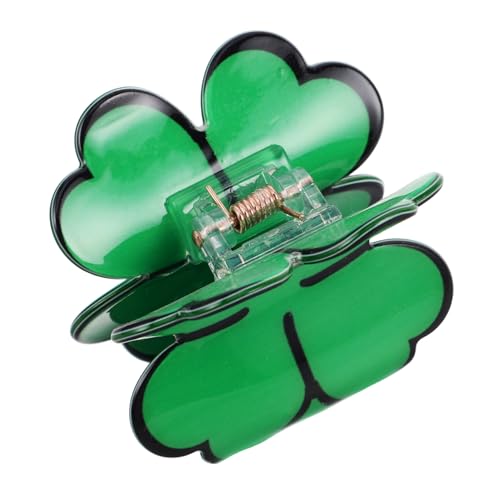 IMIKEYA Grüner Irish Party Haarclip Shamrock Haarklammer Patrick's Day Haaraccessoire für Mädchen Modisch Vielseitig Bequem für Alltag und Festtage von IMIKEYA
