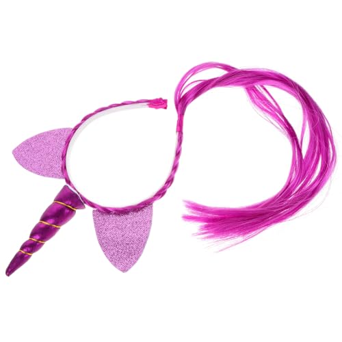 IMIKEYA Einhorn Stirnband Für Kinder Lustiges Haarband in Einhornform Bequemes Party Accessoire Kunststoffmaterial Für Kostümpartys Und Cosplay von IMIKEYA