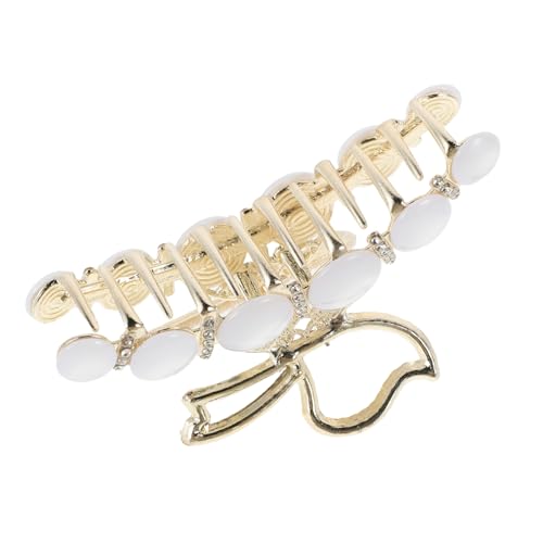IMIKEYA Haarspange für Dünnes Haar Klauenklammer mit Schmetterlingsperlen Sicherer Halt für Damen für Besondere Anlässe und Alltag IMIKEYA Haarspange für Dünnes Haar Klauenklammer mit Schmetterlingsperlen Sicherer Halt für Damen für Besondere Anlässe und Alltag von IMIKEYA