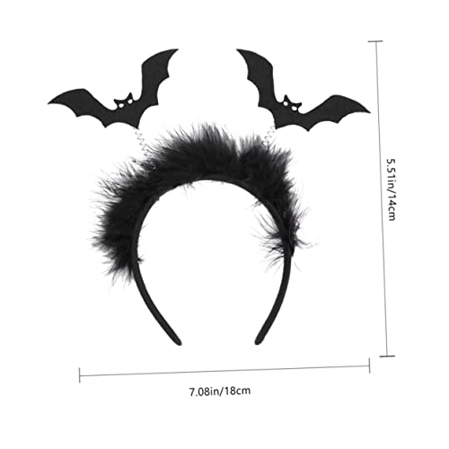 IMIKEYA Halloween Fledermaus Haarreif Leichtes Kopfschmuck Partyaccessoire für Damen und Komfortabler Sitz für Halloween Kostüm und Karneval Verkleidung von IMIKEYA