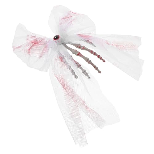 IMIKEYA Halloween Haarclip für Mädchen Simulierte Skelett Hand Haarklammer mit Auffälligem Augen Vielseitiger Horror Haarschmuck für Halloween Partys und Karneval von IMIKEYA