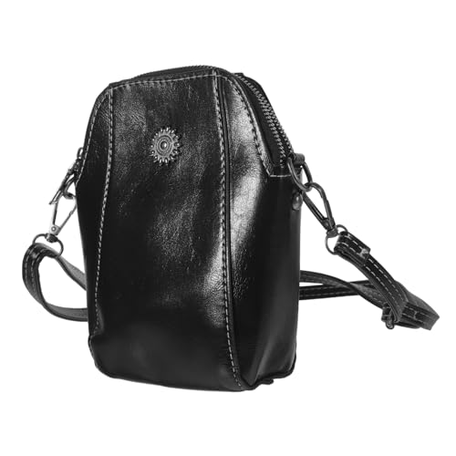 IMIKEYA Handytasche Damen mit Design Kleine Umhängetasche PU Multifunktionale Geldbörse für Handy Praktisch für Alltag und Reisen Schwarz Kompakt IMIKEYA Handytasche Damen mit Design Kleine Umhängetasche PU Multifunktionale Geldbörse für Handy Praktisch für Alltag und Reisen Schwarz Kompakt von IMIKEYA