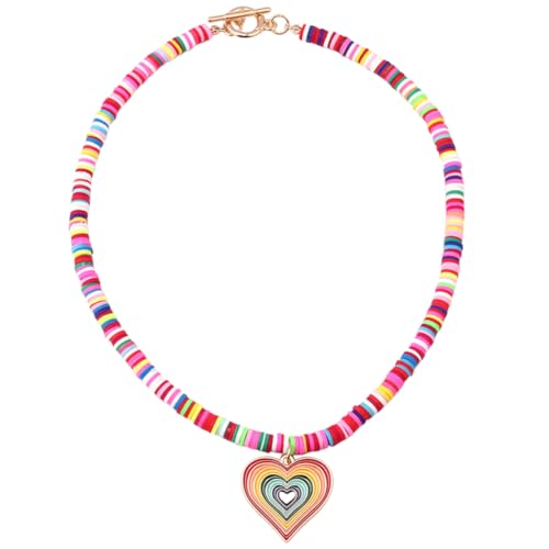 IMIKEYA Herzkette Für Damen Mit Perlendesign Leicht Und Sicher Für Hochzeiten Geburtstage Und Alltag Als Für Freunde Und Familie von IMIKEYA