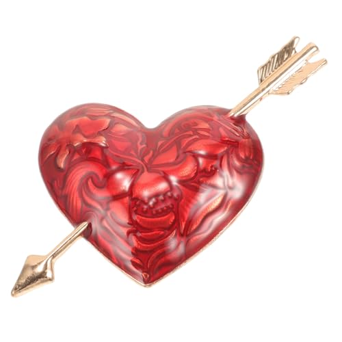 IMIKEYA Herz Brosche Pin für Frauen Anstecknadel im für Valentinstag Hochzeiten und Besondere Anlässe Modisches Accessoire für Kleidung und Schmuck von IMIKEYA
