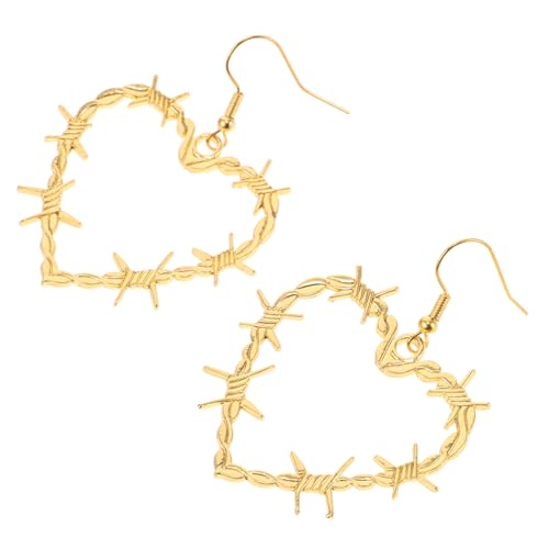 IMIKEYA Herz Ohrringe Leichtem Legierungsmaterial Gothic Punk Schmuck für Frauen und Männer Kreative Halloween Ohrringe Auffällige Herzform für Modebewusste Individualisten IMIKEYA Herz Ohrringe Leichtem Legierungsmaterial Gothic Punk Schmuck für Frauen und Männer Kreative Halloween Ohrringe Auffällige Herzform für Modebewusste Individualisten von IMIKEYA