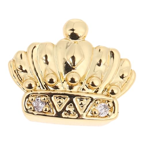 IMIKEYA Hip Hop Grill mit Funkelnden Zirkonia Steinen Leichter Goldzahn-kronen Fake Tooth Cap für Halloween Party Cosplay Stilvoller Rapper Zahnschmuck für Männer und Frauen von IMIKEYA