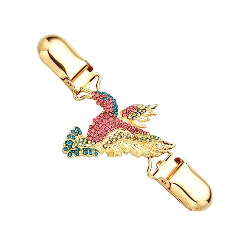 IMIKEYA Hochwertiger Perlen Strickjackenclip Vintage Cardigan Schal Verschluss mit Funkelnden Strasssteinen Dekorativer Pulloverclip für Damen Vielseitig für Pullover und Schals Geeignet von IMIKEYA