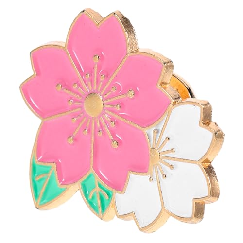 IMIKEYA Japanische Kirschblüten Brosche mit Langlebiger Emaille Filigranes Design Vielseitiger Ansteckpin für Damen Rucksack Kleidung und Partydekoration von IMIKEYA