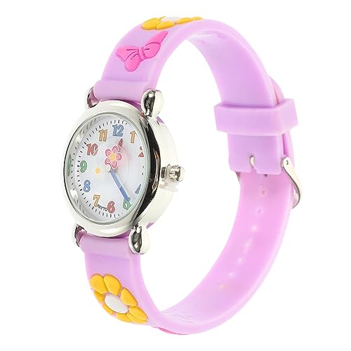 IMIKEYA Junge Mädchen Armbanduhr Mit Blumenmuster Design Uhren Für Mädchen Schöne Kinderuhr Mit Verstellbarem Silikonband Uhr Für Junge Festival von IMIKEYA