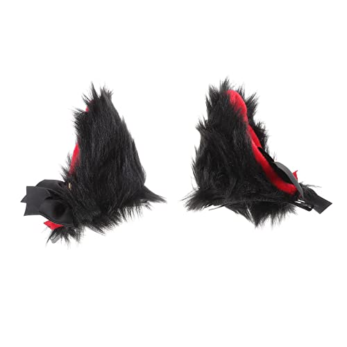 IMIKEYA Katzenohren Haarclips Plüsch Tierohren Haarschmuck Langlebig und Hautfreundlich für Halloween Cosplay und Besondere Anlässe IMIKEYA Katzenohren Haarclips Plüsch Tierohren Haarschmuck Langlebig und Hautfreundlich für Halloween Cosplay und Besondere Anlässe von IMIKEYA