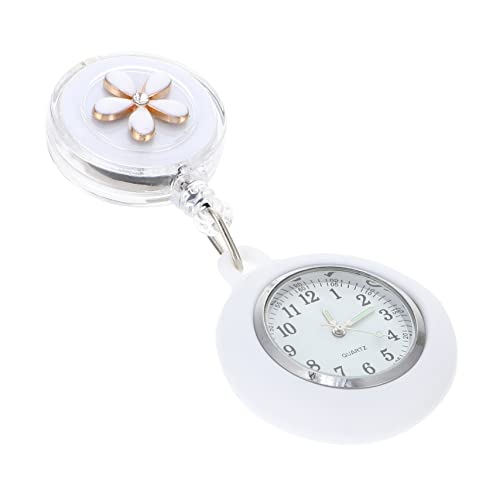 IMIKEYA Krankenschwesteruhr Clip on Taschenuhr Damen Mit Pin Tragbare Brustuhr Für Pflegekräfte Präzise Zeitmessung Für Ärzte Und Pflegestudenten von IMIKEYA