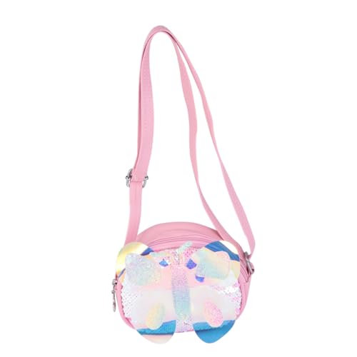 IMIKEYA Kleine Bunte Umhängetasche Damen Mini Crossbody Bag mit Schmetterlingsdekoration Kreative Schultertasche für Mädchen Shopping Reise Strand Alltag von IMIKEYA