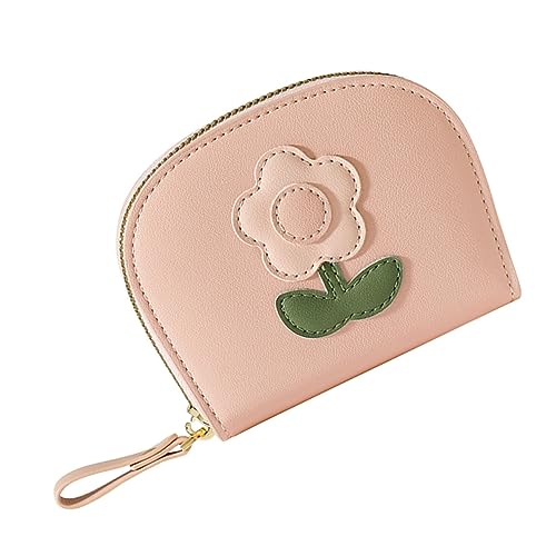 IMIKEYA Kleine Damen Geldbörse PU Material mit Mehreren Kreditkartenfächern Schlankes Kartenetui mit Münzfach Kompakt und Leicht für Reisen und Minimalistischen Alltag Geeignet von IMIKEYA
