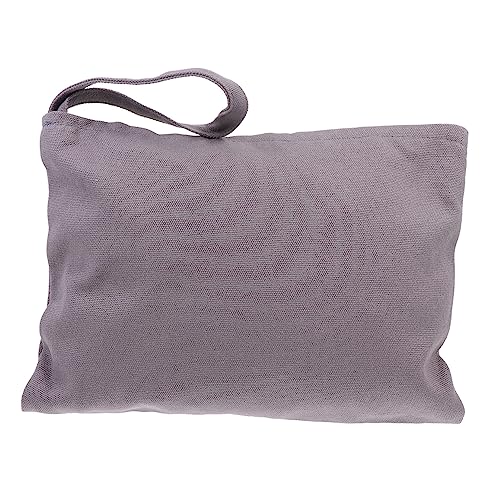 IMIKEYA Kleine Handytasche mit Reißverschluss aus Robustem Canvas Praktischer Change Wallet Beutel für Smartphone und Kleingeld Leicht Strapazierfähig für Unterwegs und Alltag von IMIKEYA