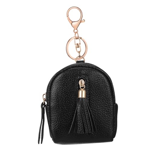 IMIKEYA Kleiner Taschenteiler mit Quasten Tragbare Geldbörse und Organizer für Münzen Schlüssel Kabel und Schwarz IMIKEYA Kleiner Taschenteiler mit Quasten Tragbare Geldbörse und Organizer für Münzen Schlüssel Kabel und Schwarz von IMIKEYA