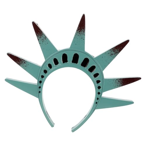 IMIKEYA Kopfbedeckung Freiheitsstatue Verstellbares Kostüm Stirnband mit Fackel für Halloween und Cosplay Einzigartiges Haaraccessoire für Festivals und Partys IMIKEYA Kopfbedeckung Freiheitsstatue Verstellbares Kostüm Stirnband mit Fackel für Halloween und Cosplay Einzigartiges Haaraccessoire für Festivals und Partys von IMIKEYA