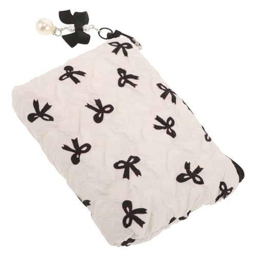 IMIKEYA Kosmetiktasche für Damen Reise Kulturtasche mit Bogen Design Multifunktionale Make Up Aufbewahrung Leicht und Kompakt für Unterwegs von IMIKEYA