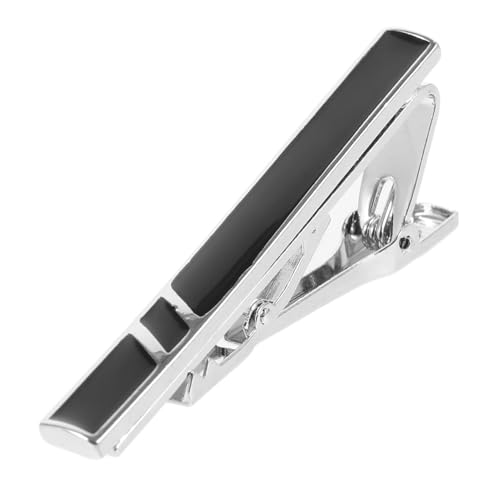 IMIKEYA Krawattenklammer Herren Metall Streifen Design Sicherer Halt für Business Hochzeit Party Anzug Accessoire für Männer von IMIKEYA
