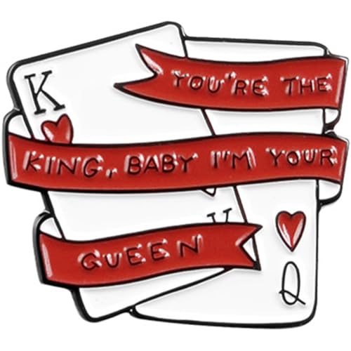 IMIKEYA Kreative Brosche Aus Spielkarten-brosche Für Kleidung Schals Und Hüte Modisches Accessoire Für Damen Leicht Und Stilvoll Geschenk Für Besondere Anlässe von IMIKEYA