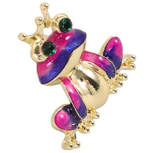 IMIKEYA Frosch Brosche für Damen Cartoon Anstecknadel Legierung Kreative Pullover Brosche Dekoration für Kleidung und Schals Bezauberndes Kleidungszubehör von IMIKEYA