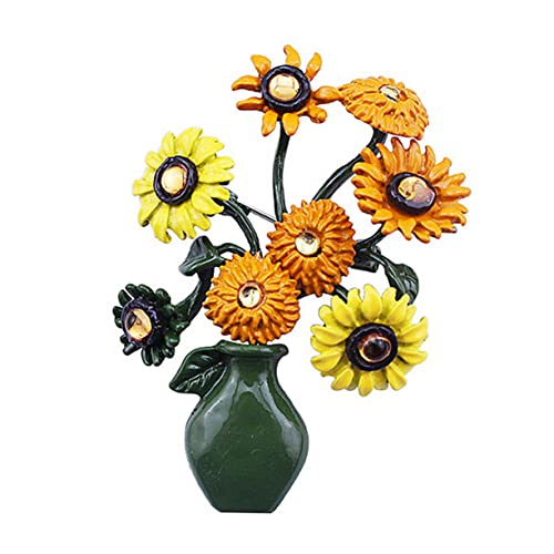 IMIKEYA Kreative Sonnenblume Brosche Legierung Blumen Anstecknadel für Mode für Kleidung Taschen Anzüge und Festivals Leicht und Langlebig IMIKEYA Kreative Sonnenblume Brosche Legierung Blumen Anstecknadel für Mode für Kleidung Taschen Anzüge und Festivals Leicht und Langlebig von IMIKEYA