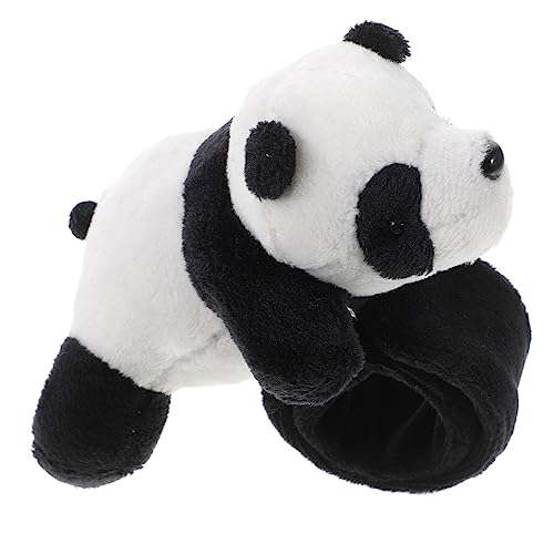 IMIKEYA Panda Plüsch Slap Armband für Kinder Tiermotiv Ohrfeigenarmband Flauschiges Spielzeug für Dschungel Geburtstagsparty Geschenkidee für Jungen und Mädchen von IMIKEYA