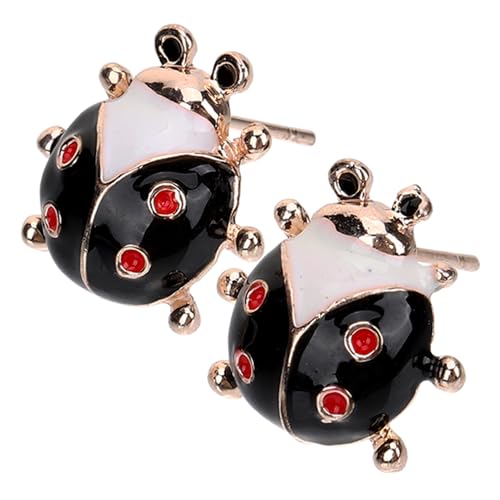 IMIKEYA Ladybug Ohrstecker Damen Kleine Ohrhänger Modisch Persönlichkeits Schmuck für Geburtstag Hochzeit Weihnachten von IMIKEYA