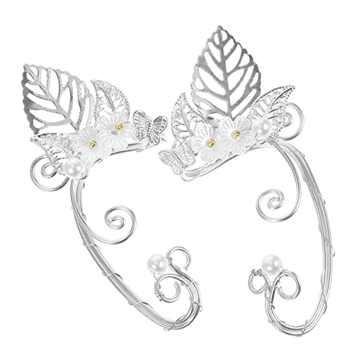 IMIKEYA Leichte Ohrclips Damen Ohrmanschette mit Perlen Design nicht Durchstochen Ohrklemmen für Teenager Mädchen und Modisch für Halloween Cosplay Hochzeit Party IMIKEYA Leichte Ohrclips Damen Ohrmanschette mit Perlen Design nicht Durchstochen Ohrklemmen für Teenager Mädchen und Modisch für Halloween Cosplay Hochzeit Party von IMIKEYA