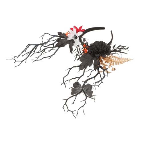 IMIKEYA Leichtes Einstellbares Damen Haarband mit Schwarzem Geweih Design Festlicher Kopfschmuck für Weihnachten Karneval Party und Cosplay Modisches Haaraccessoire für Frauen IMIKEYA Leichtes Einstellbares Damen Haarband mit Schwarzem Geweih Design Festlicher Kopfschmuck für Weihnachten Karneval Party und Cosplay Modisches Haaraccessoire für Frauen von IMIKEYA