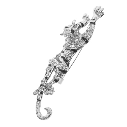 IMIKEYA Leopardenbrosche Robustem Material Kreative Tierbrosche für Anzüge und Schals für Besondere Anlässe und Modebewusste Frauen Schmuck für Stil von IMIKEYA