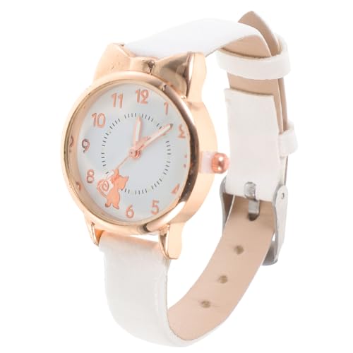 IMIKEYA Leuchtende Armbanduhr Für Mädchen Kinderuhr Mit Katzenohren Design Verstellbares Armband Elektronische Uhr Mit Luminous Funktion Tolles Für Junge Mädchen von IMIKEYA