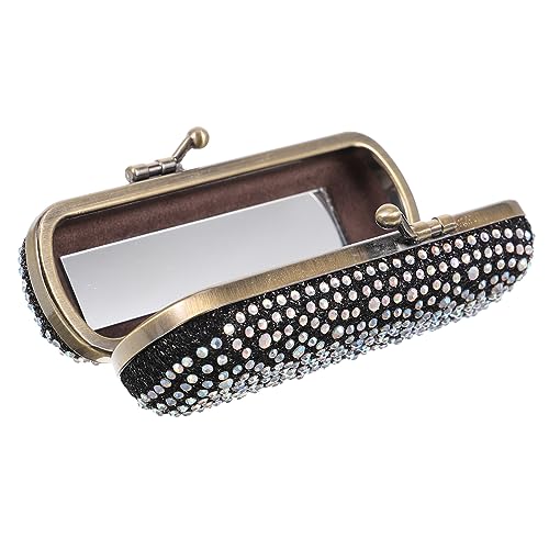 IMIKEYA Lippenstiftetui Tragbares Vintage Lippenstifthalter Bruchsicheres Material mit Spiegel Kosmetiketui für Reisen Make Up Organizer für Damen IMIKEYA Lippenstiftetui Tragbares Vintage Lippenstifthalter Bruchsicheres Material mit Spiegel Kosmetiketui für Reisen Make Up Organizer für Damen von IMIKEYA