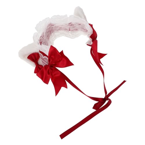 IMIKEYA Dienstmädchen-stirnband Mit Katzenohren Süßes Haar-accessoire Vintage-spitzen-haarband Für Mädchen Und Frauen Kopfschmuck Für Halloween-party Und Cosplay von IMIKEYA