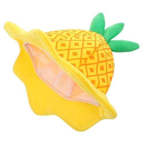 IMIKEYA Ananas Kopfbedeckung für Erwachsene Elastischer Hut Kostümzubehör für Obstpartys Vielseitig Einsetzbar Foto Requisite von IMIKEYA