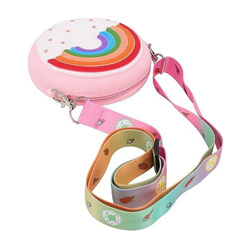 IMIKEYA Süße Kinder Geldbörse Umhängetasche für Mädchen Kleiner Schultertasche Polyester Große Münztasche Leicht und Robust für Alltag und Reisen von IMIKEYA