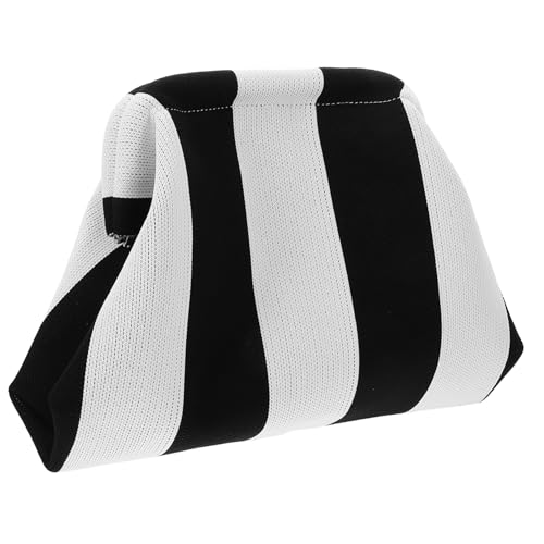 IMIKEYA Gestreifte Make Up Tasche Tragbare Kosmetiktasche Polyester Große Kapazität Make Up Organizer für Damen Reise für Reisen und Täglichen Gebrauch von IMIKEYA