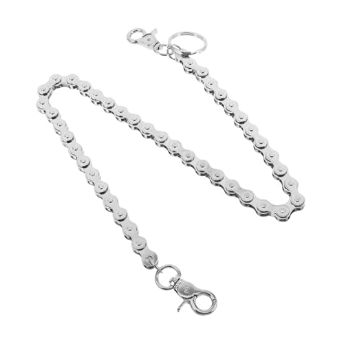 IMIKEYA Metal Chain Jeans Kette für Männer Hip Hop Stil Strapazierfähige Punk Hosenkette Vielseitiger Mode Accessoire für Alltag und Partys Robustes Metall Unisex Design IMIKEYA Metal Chain Jeans Kette für Männer Hip Hop Stil Strapazierfähige Punk Hosenkette Vielseitiger Mode Accessoire für Alltag und Partys Robustes Metall Unisex Design von IMIKEYA