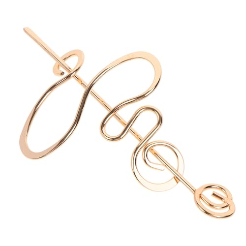 IMIKEYA Metallic Gedrehte Haarnadel Großer Unregelmäßiger Haarstab Gold Einzigartiger Haarschmuck für Frauen und Mädchen für Hochsteckfrisuren Partys und Hochzeiten von IMIKEYA