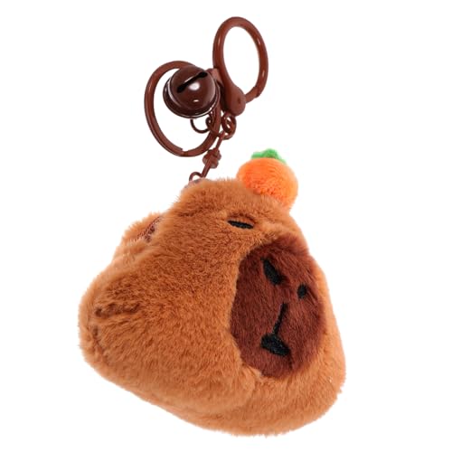 IMIKEYA Mini-Geldbörse Schlüssel Kleiner Beutel Karikatur Beutel ändern Geldbeutelverzierungen kleine Geldbörse Brieftasche süß Stofftreibende Geldbörse süße Geldbörse Plüsch Braun von IMIKEYA