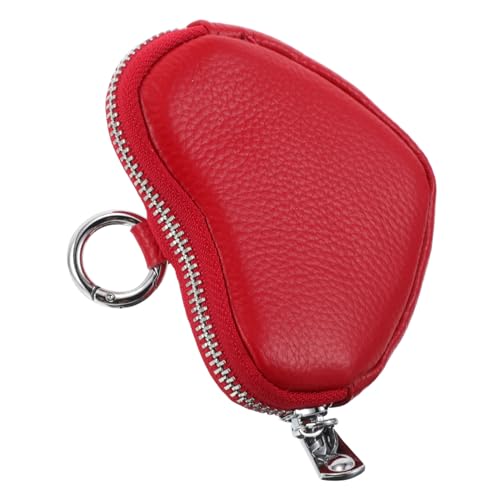 IMIKEYA Mini Herzförmiges Münzgeldbörse Rindsleder mit Schlüsselanhänger Kleine Geldbörse für Frauen und Mädchen Tragbare Mini Tasche für Münzen Kopfhörer Shopping Reisen Rotes Design IMIKEYA Mini Herzförmiges Münzgeldbörse Rindsleder mit Schlüsselanhänger Kleine Geldbörse für Frauen und Mädchen Tragbare Mini Tasche für Münzen Kopfhörer Shopping Reisen Rotes Design von IMIKEYA