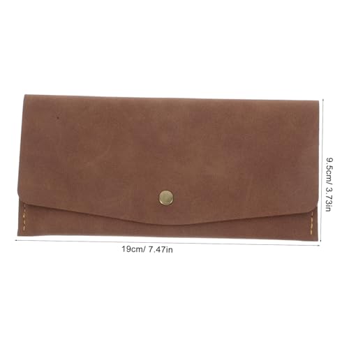 IMIKEYA Minimalistisches PU Portemonnaie mit Schnappverschluss Langlebiger Kreditkarten Organizer und Budget Umschlaghalter für Damen und Herren Praktischer Geldbeutel mit Mehreren von IMIKEYA