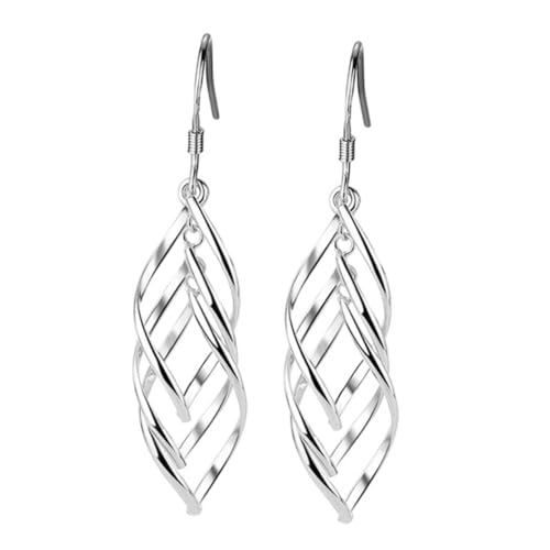 IMIKEYA Mode Twisted Ohrringe für Damen Lange Dangle Ohrschmuck Ohrhänger mit Design für Stilvolle Anlässe IMIKEYA Mode Twisted Ohrringe für Damen Lange Dangle Ohrschmuck Ohrhänger mit Design für Stilvolle Anlässe von IMIKEYA