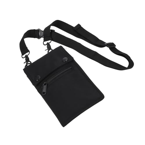 IMIKEYA Multifunktionale Herren Schultertasche aus Nylon Leichte Umhängetasche für Handy Kopfhörer Geld Kleine Gegenstände Robust und Vielseitig für Alltag und Reisen von IMIKEYA
