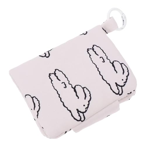 IMIKEYA Multifunktionale Kleine Damen Geldbörse mit Schlüsselanhänger Mehrlagig Weiches Material Praktischer Kartenhalter Münzfach und Earbud Tasche Tragbar als Anhänger für Tasche oder von IMIKEYA