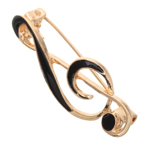 IMIKEYA Emaille-anstecknadel Mit Musiknote Zinklegierung Musikinstrument-motiv Anstecknadel Für Schal Jacke Kleid Anzug Hemd Tasche Hut Rucksack Kleidung Hüte Schmuck Brosche Für Damen von IMIKEYA